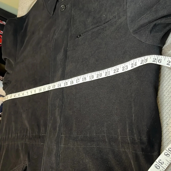 Sanyo Weather Wear Carol Cohen fully lined heavy microsuede button down coat - Picture 13 of 17